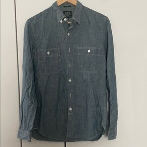 J. Crew Men's Chambray Button Down Shirt